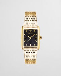 rhode island horloge - ebbenzwart