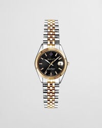 sussex mini horloge - ebbenzwart