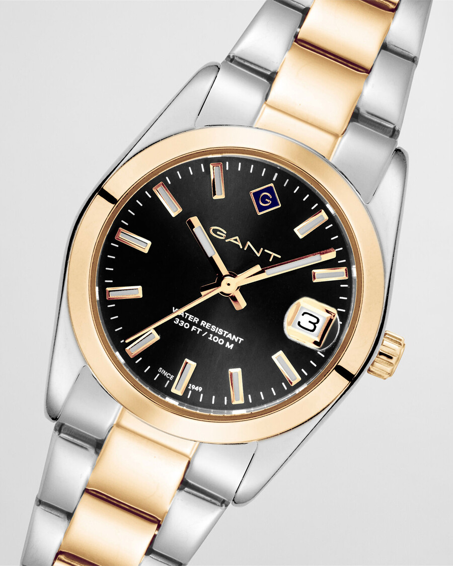 everett mini horloge - ebbenzwart