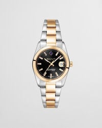 everett mini horloge - ebbenzwart