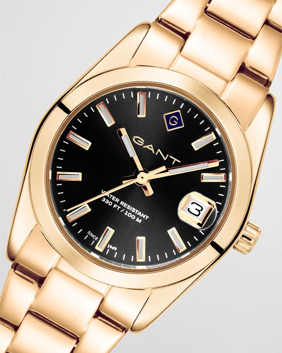 everett mini horloge - zwart