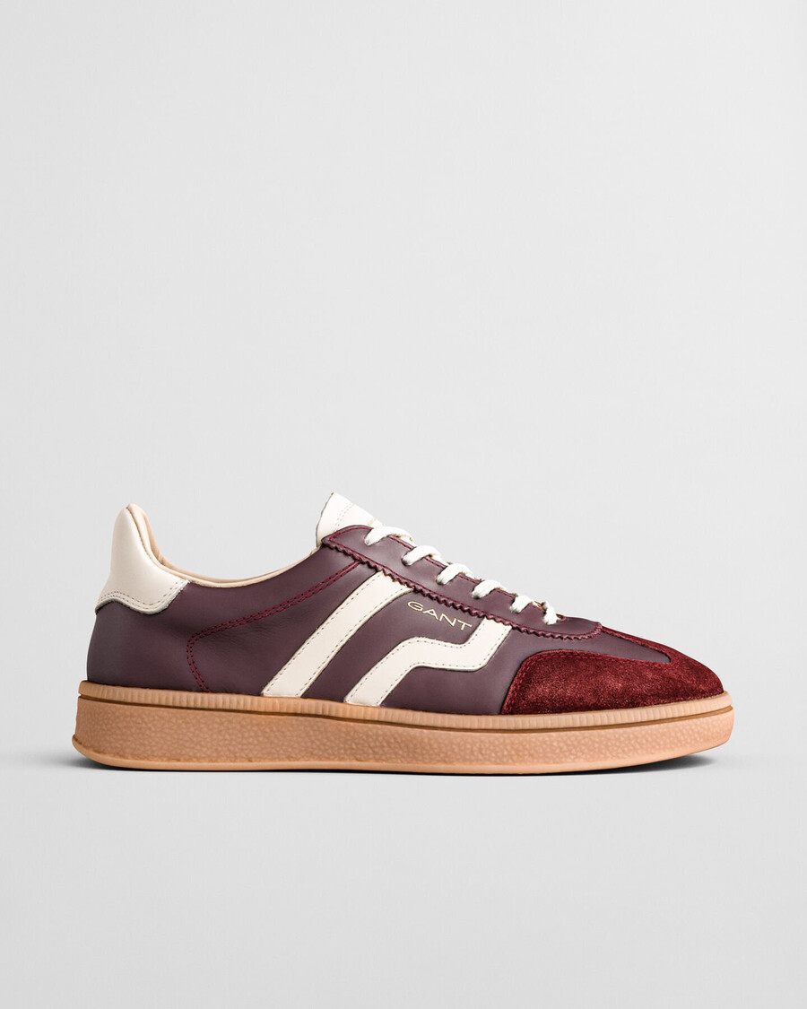cuzima leren sneakers - pruimenwijn