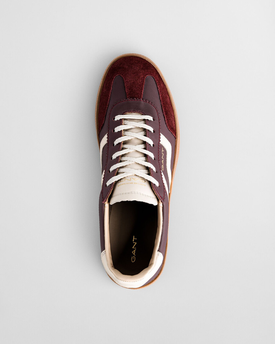 cuzima leren sneakers - pruimenwijn