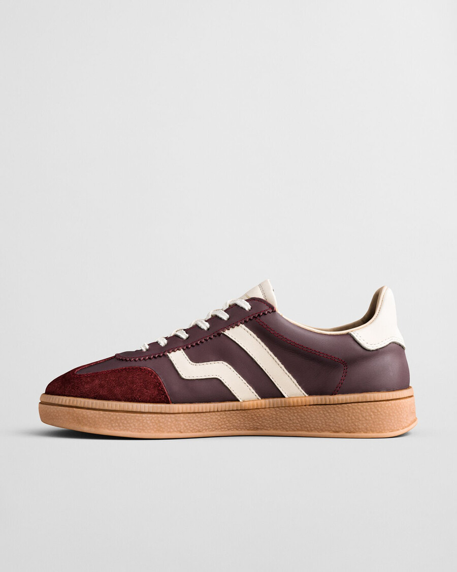 cuzima leren sneakers - pruimenwijn