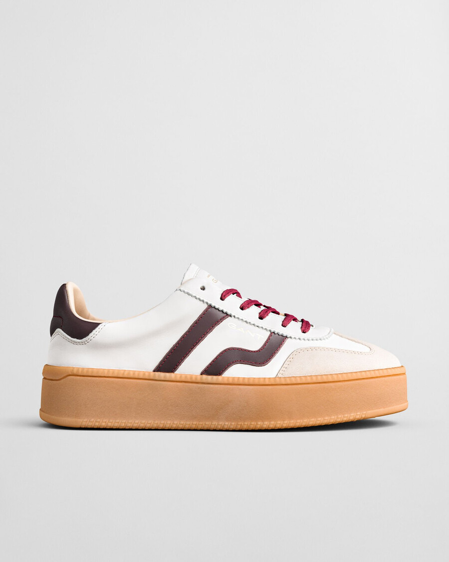 cuzmani leren sneakers - eggshell