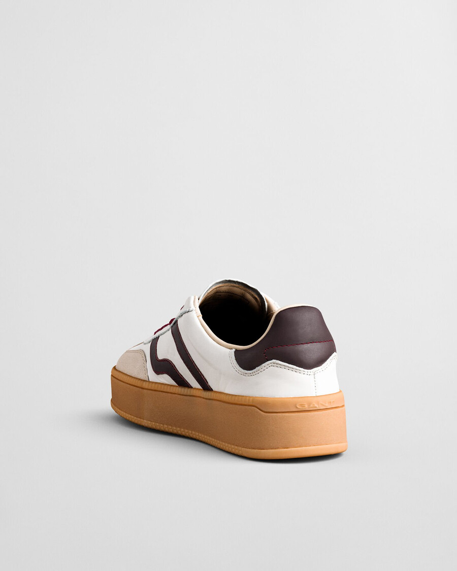 cuzmani leren sneakers - eggshell