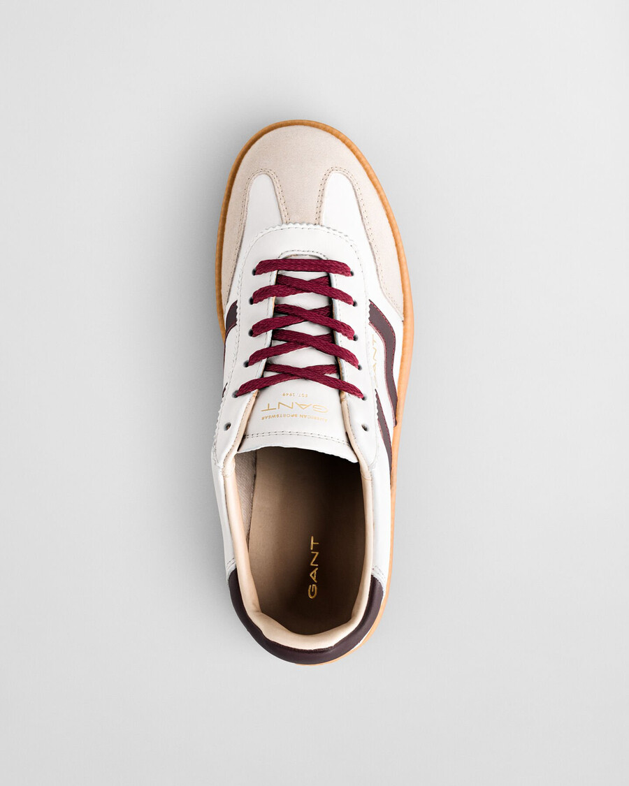 cuzmani leren sneakers - eggshell