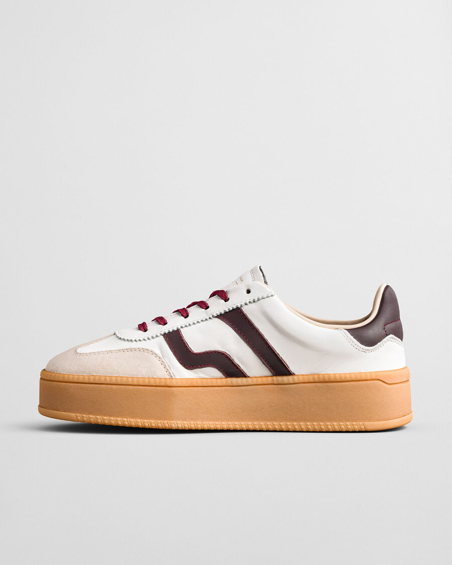cuzmani leren sneakers - eggshell