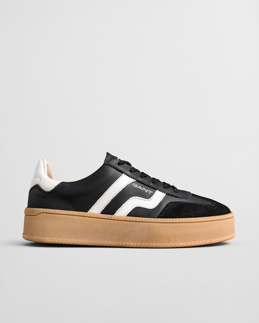 cuzmani leren sneakers - zwart