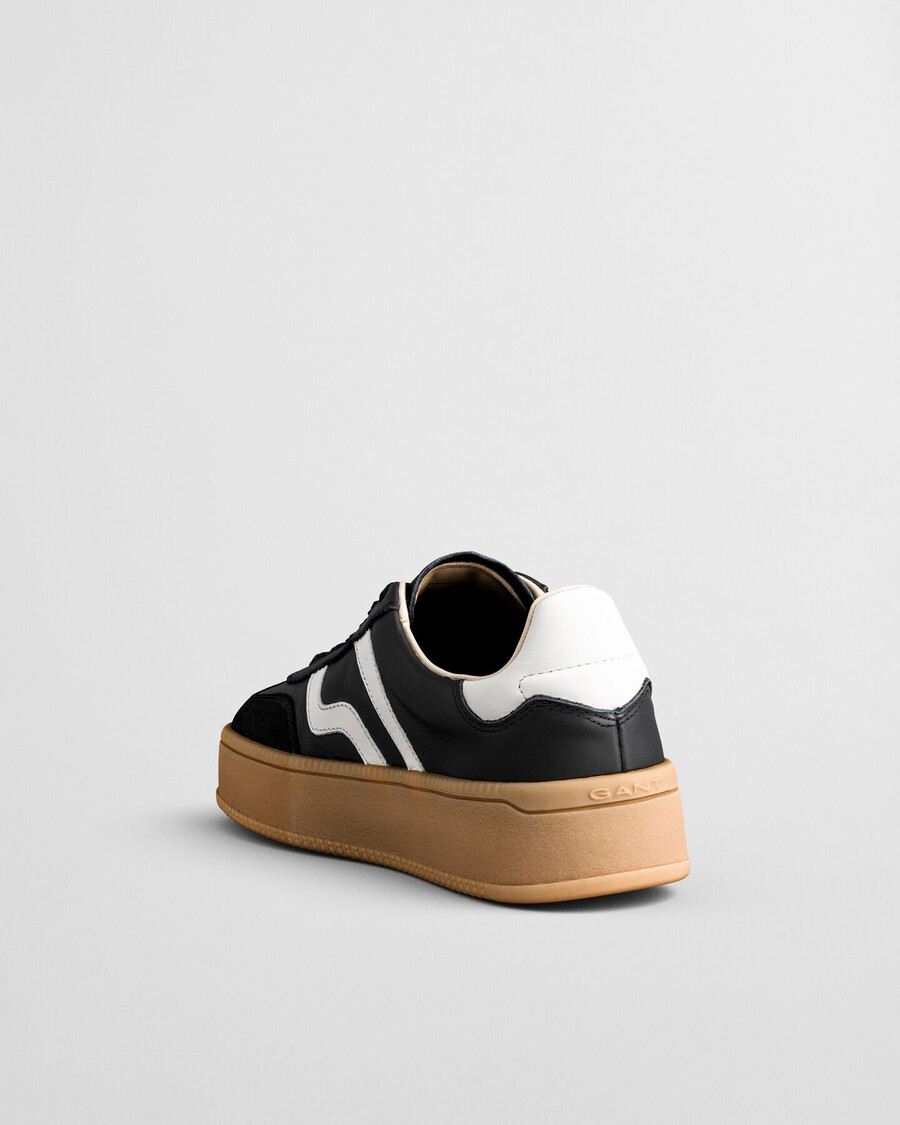 cuzmani leren sneakers - zwart