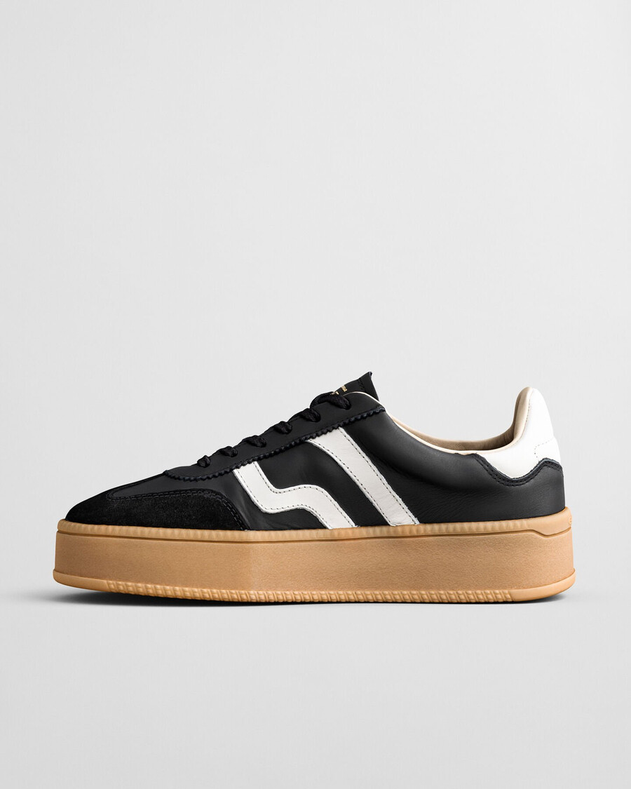 cuzmani leren sneakers - zwart
