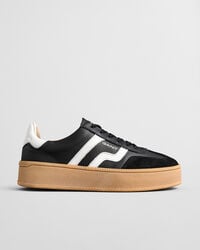 cuzmani leren sneakers - zwart