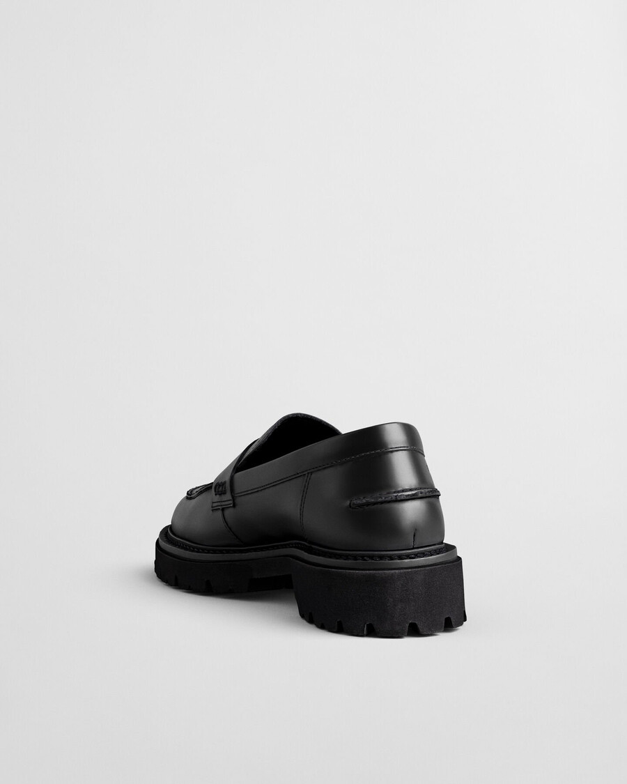 ivyhill leren loafers - zwart