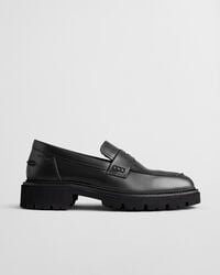 ivyhill leren loafers - zwart