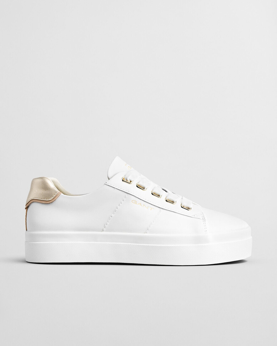 avona leren sneakers - wit