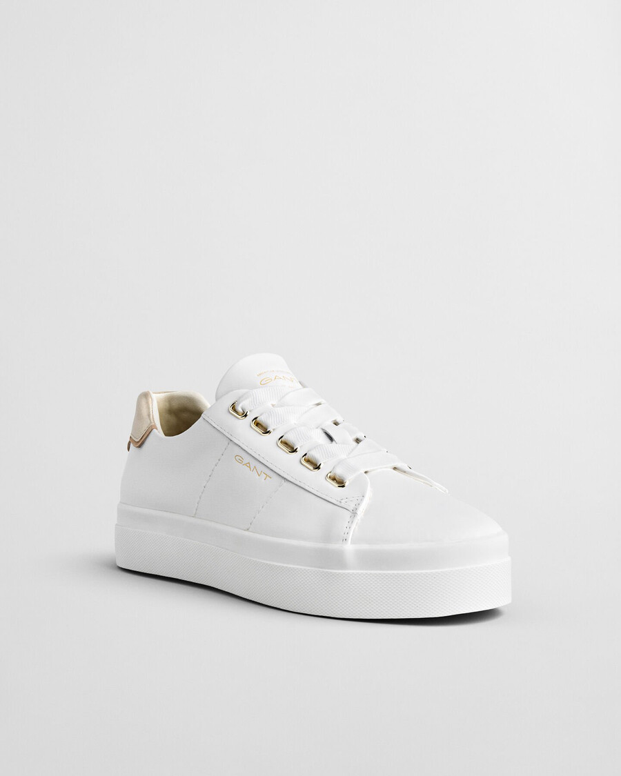 avona leren sneakers - wit