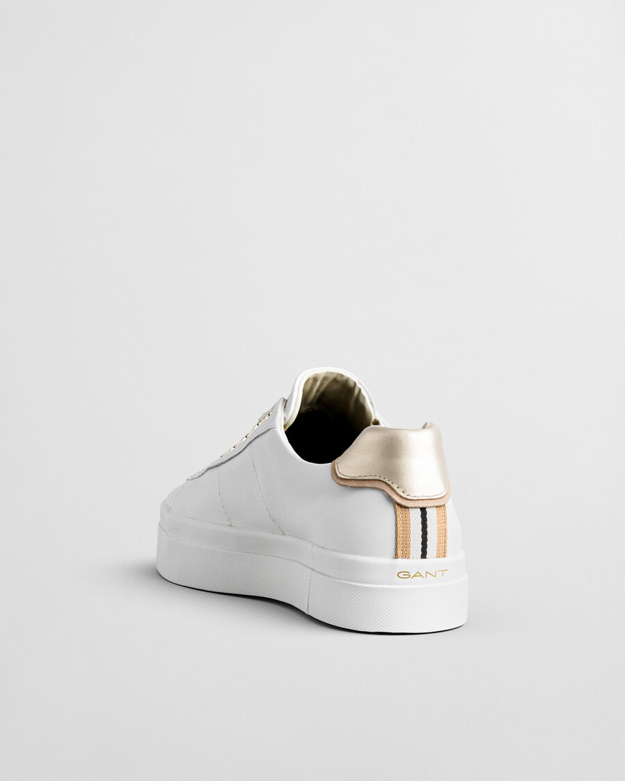avona leren sneakers - wit