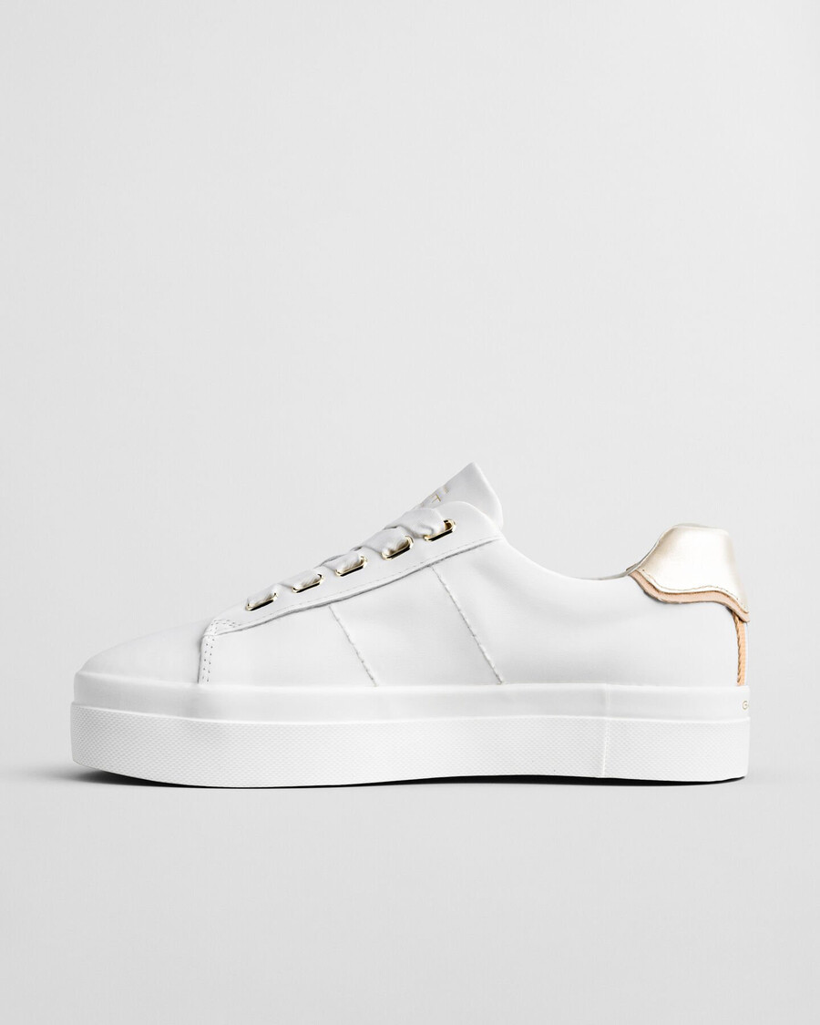 avona leren sneakers - wit