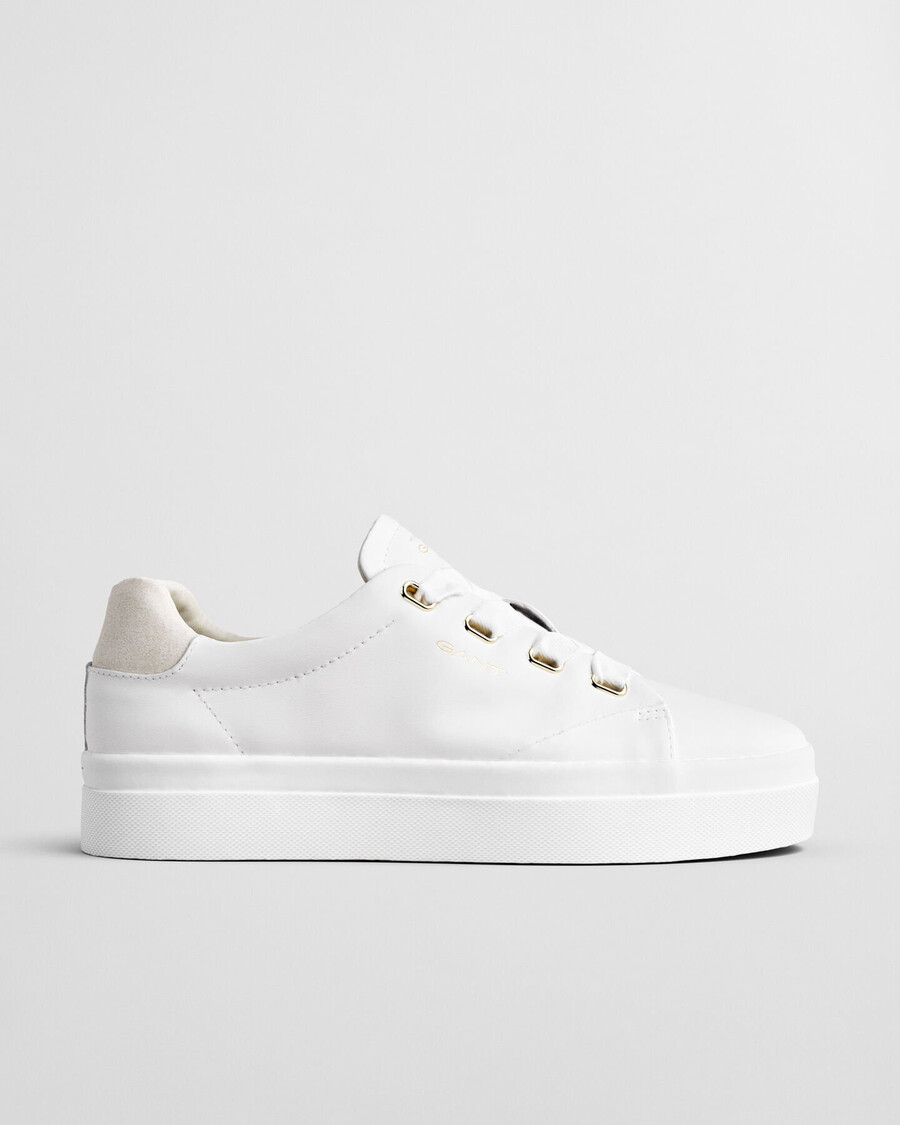 avona leren sneakers - wit