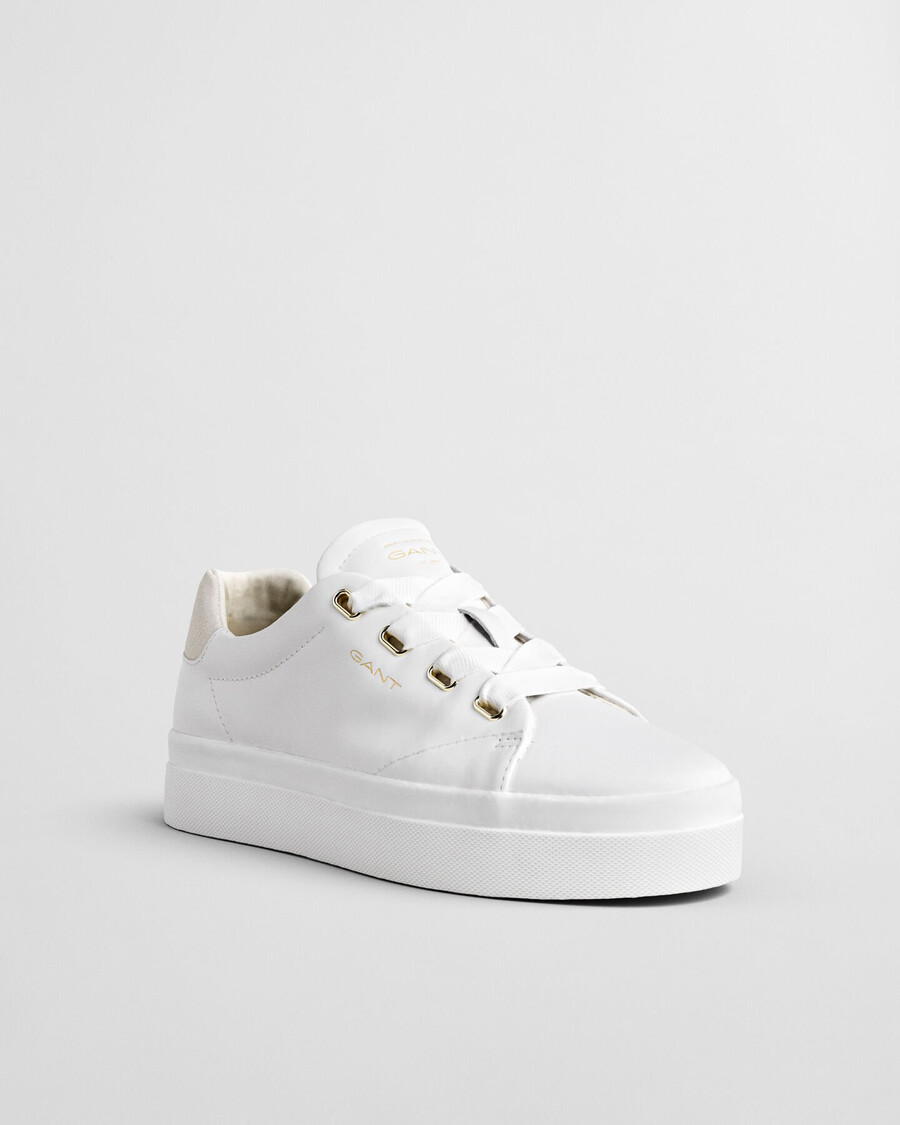 avona leren sneakers - wit