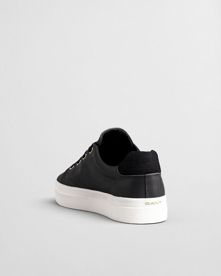 avona leren sneakers - zwart