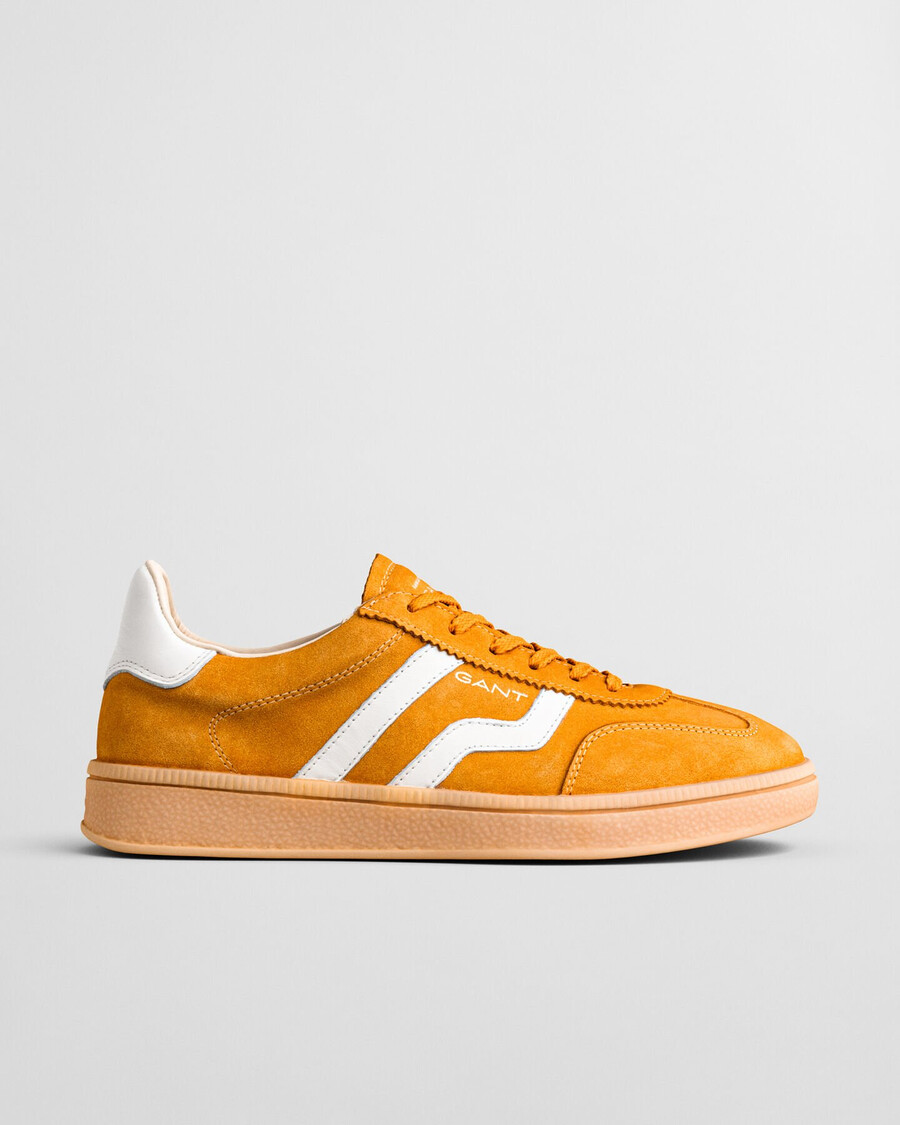 cuzima suède sneakers - glad geel