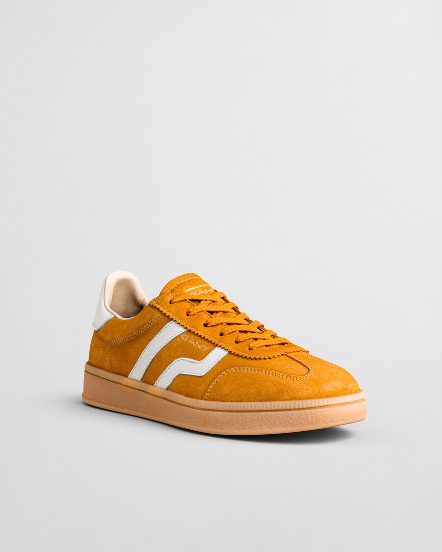 cuzima suède sneakers - glad geel