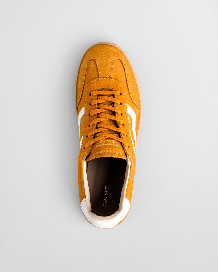cuzima suède sneakers - glad geel
