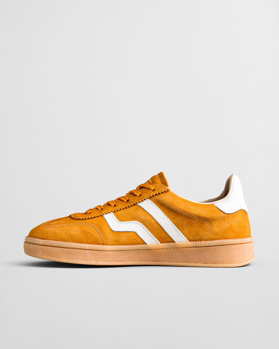 cuzima suède sneakers - glad geel
