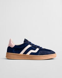 cuzima fluwelen sneakers - marineblauw