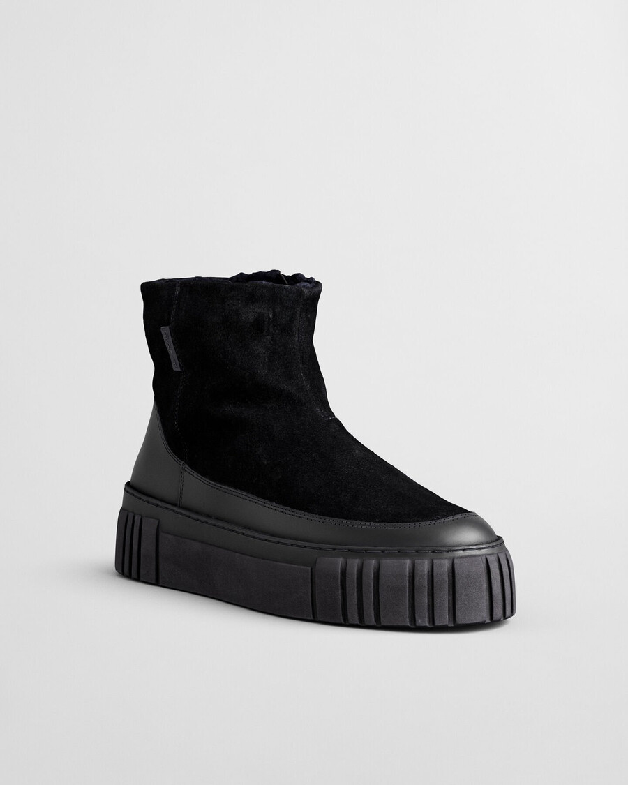 snowmont mid boots - zwart
