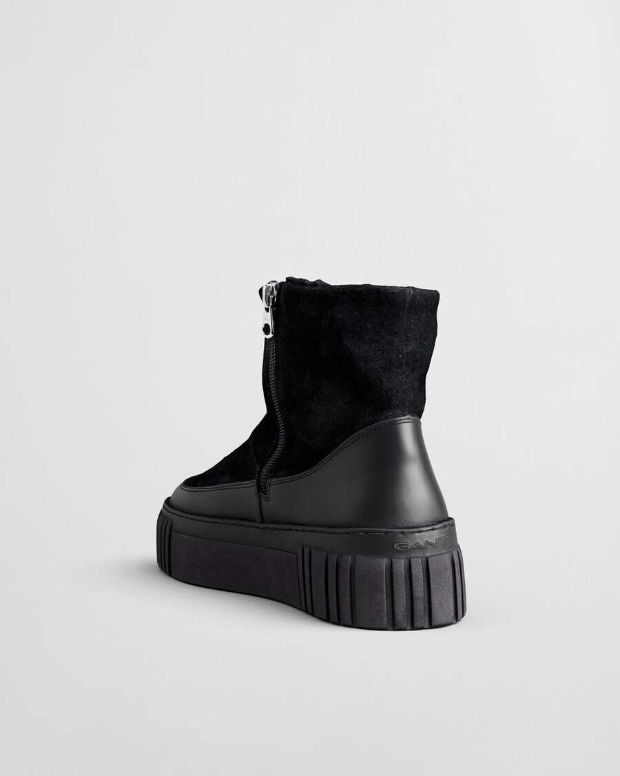 snowmont mid boots - zwart