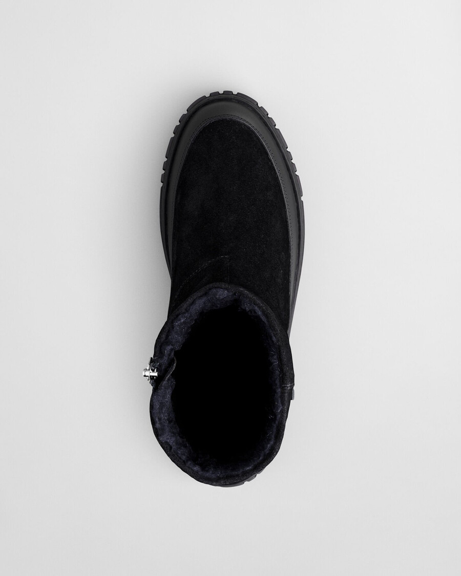 snowmont mid boots - zwart