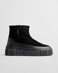 snowmont mid boots - zwart