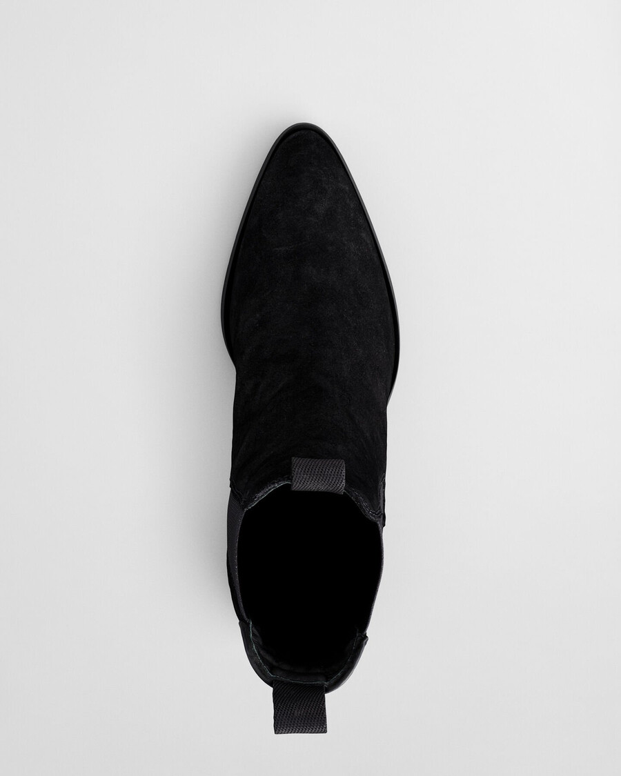 st broomly suède chelsea boots - zwart