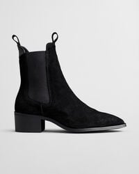 st broomly suède chelsea boots - zwart