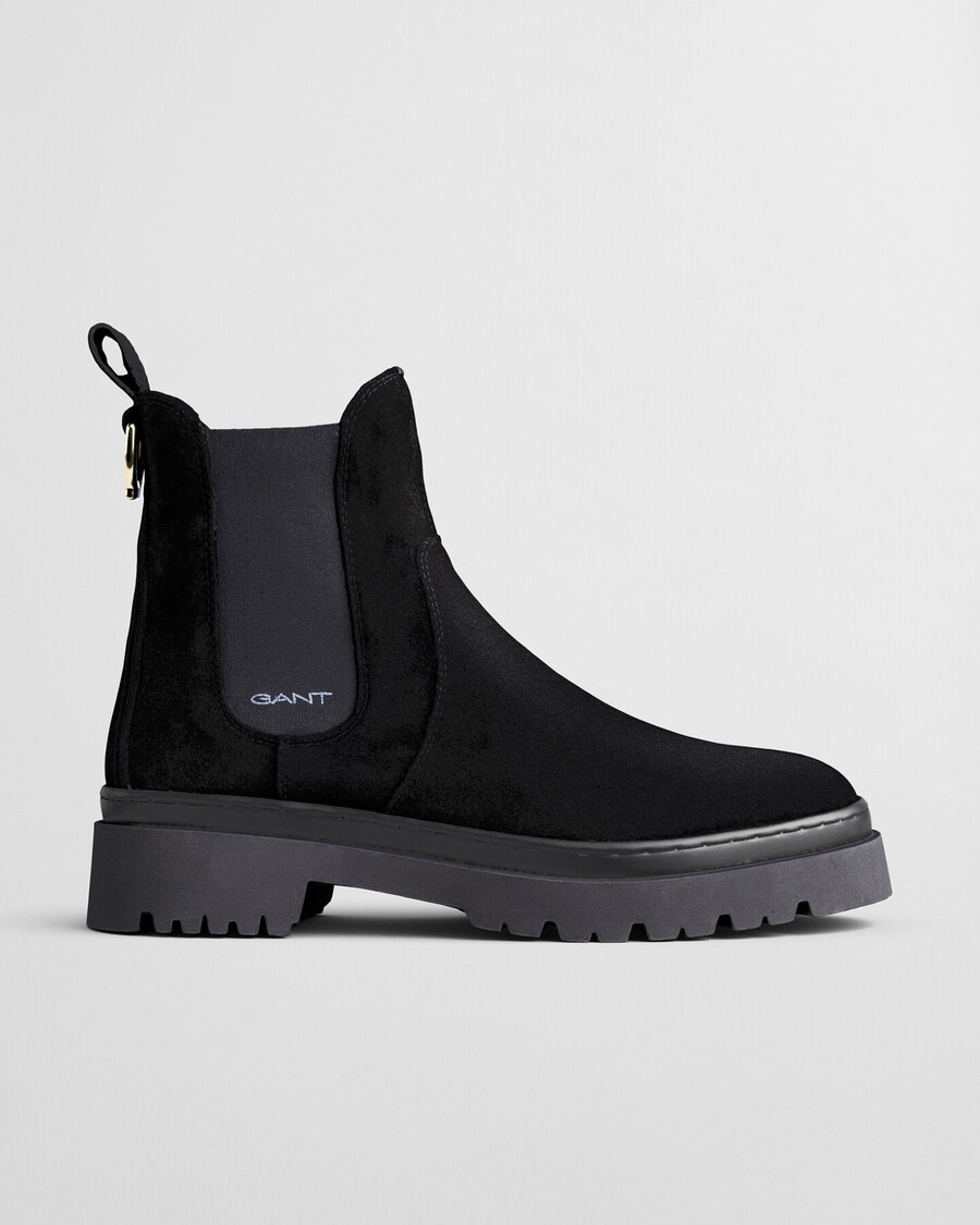 aligrey suède chelsea boots - zwart