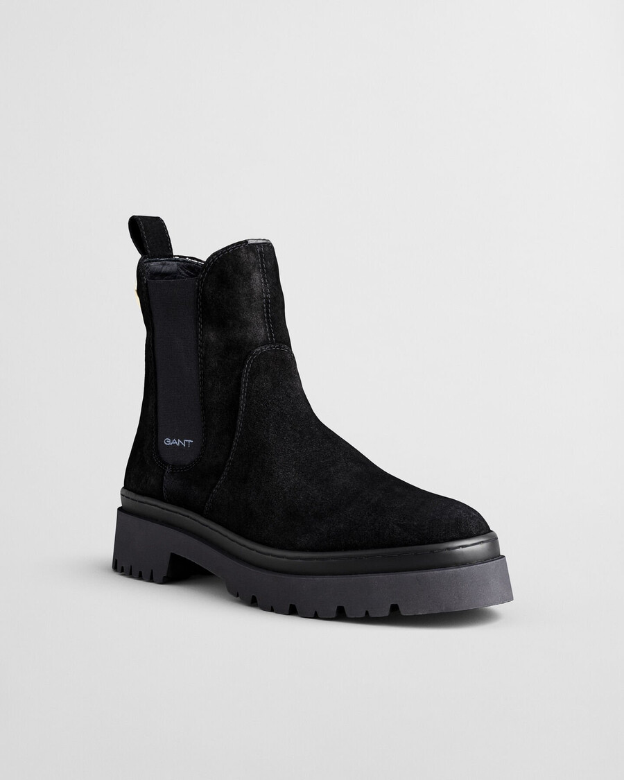 aligrey suède chelsea boots - zwart