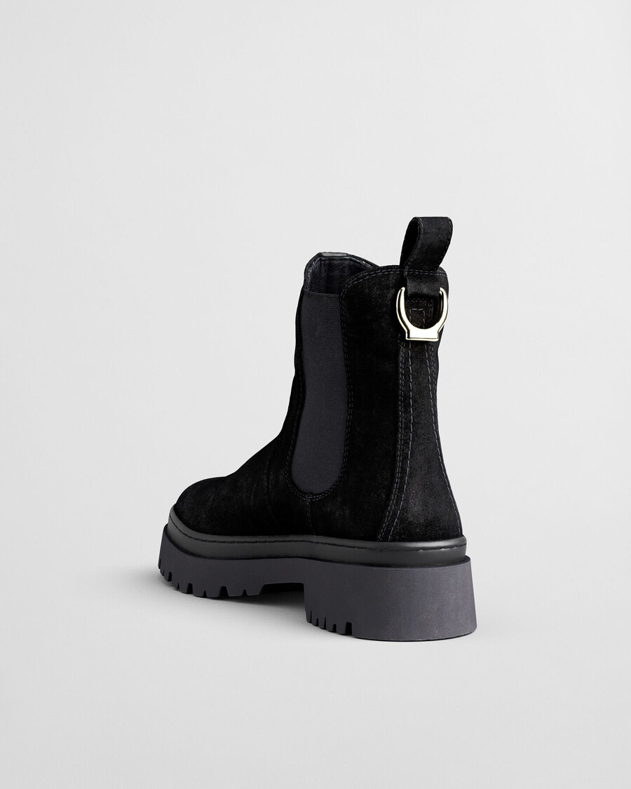 aligrey suède chelsea boots - zwart