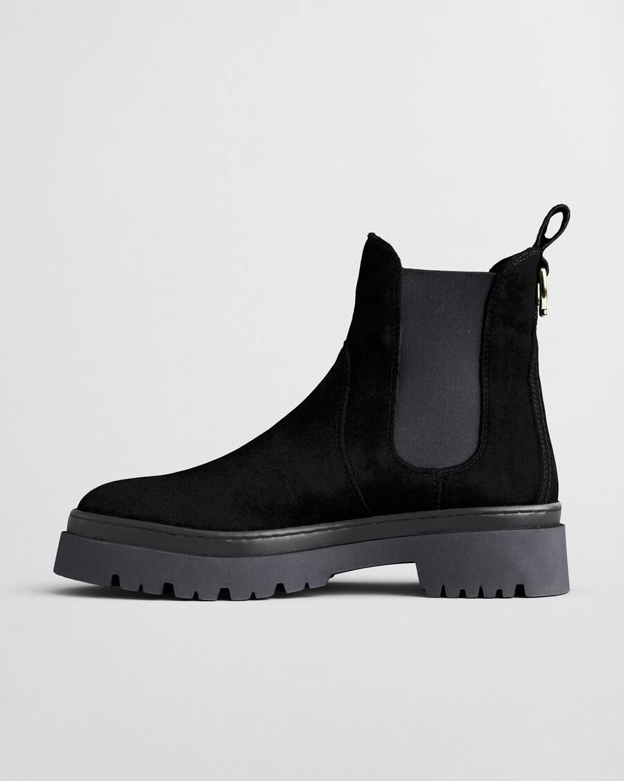 aligrey suède chelsea boots - zwart